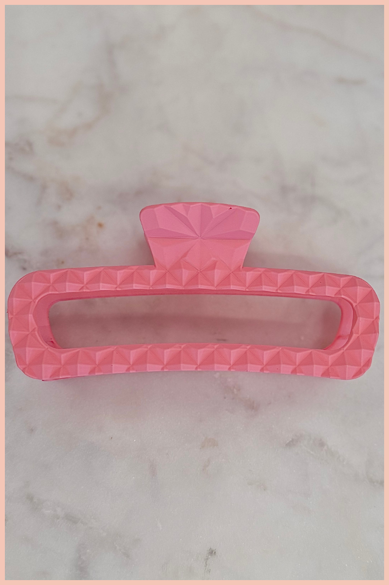 PRISM PRESSED RECTANGLE HAIRCLIP | MATTE