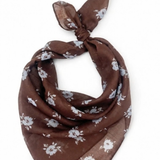 Vintage-Inspired Printed Bandana & Neck Scarf