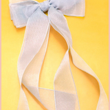Organza Sheer Bow Ribbon Hair Clip