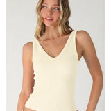 Reversible Ribbed Knit Tank Top