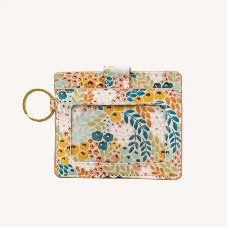 Keyring Wallet | Honeysuckle Floral