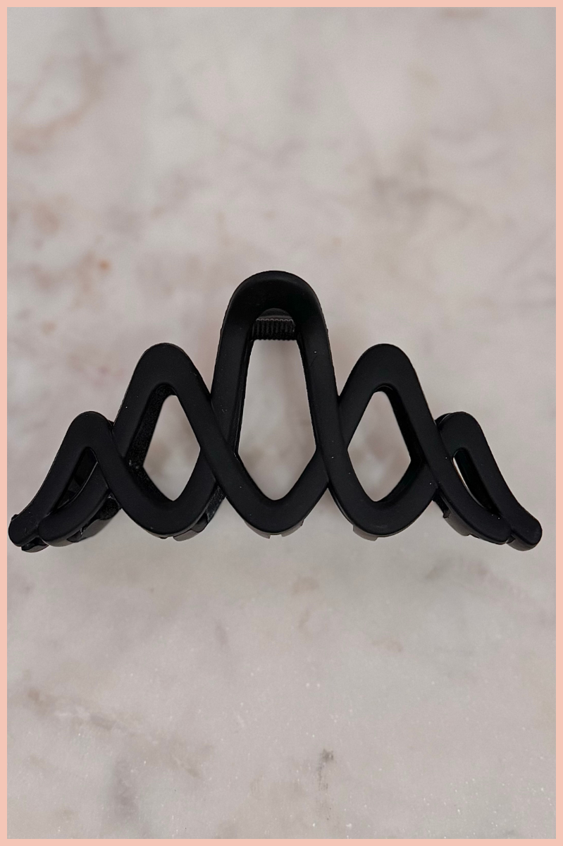 Cross Weaved Matte Hairclip