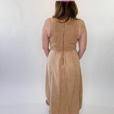 Mineral Washed Rib Knit Cargo Midi Dress