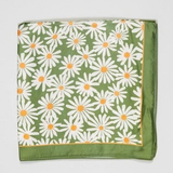 Flower Silky Bandana Scarf