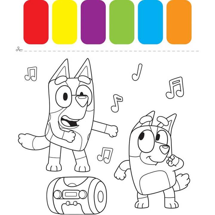 Bluey Colortivity | I Can Paint!