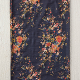 Full Boho Bandeau® Headband | Black Red Bouquets