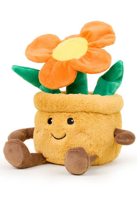 Warmies Orange Flower Pot
