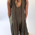 Washed Cotton Gauze Lace Jumper
