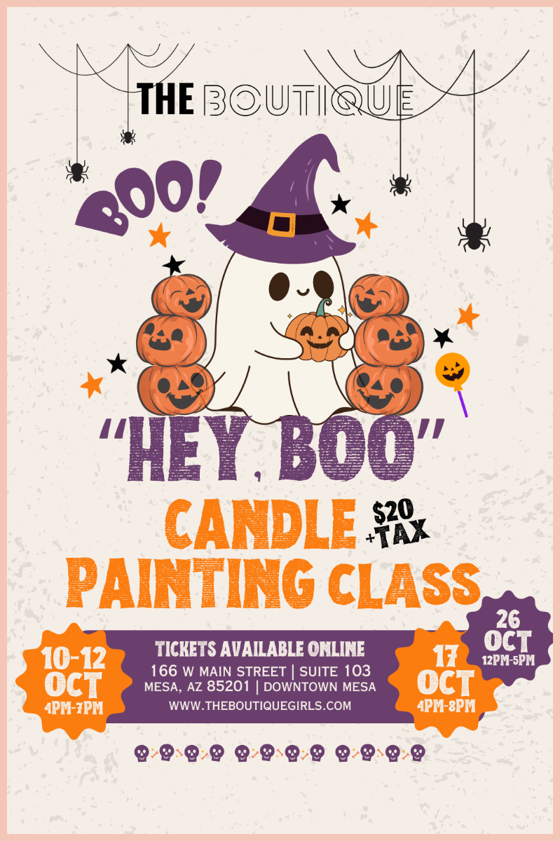 “HEY, BOO” Candle Painting Class Ticket