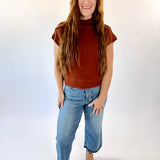 Chic Comfort Mock Neck Knit Top