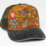 Embroidered Trucket Hat | Natural Life