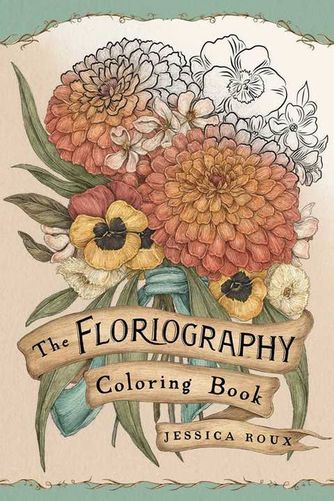 Floriography Coloring Book
