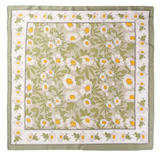 Spring Meadow Daisy Silky Feel Bandana Scarf