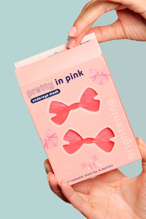 Pretty in Pink Brightening Under Eye Mask | Spa Life