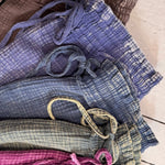 Washed Gauze Frayed Hem Shorts