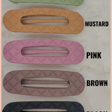 Matte Quilted Flat Clip