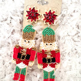 Seedbead Nutcracker Earrings