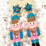 Seedbead Nutcracker Earrings