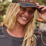 Embroidered Trucket Hat | Natural Life