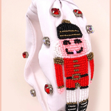 Nutcracker Christmas Holiday Seed Bead Headband