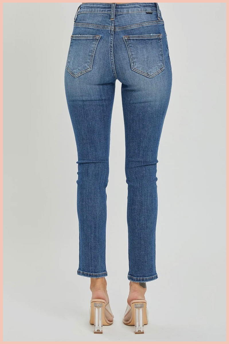 RISEN Mid Rise Skinny Denim