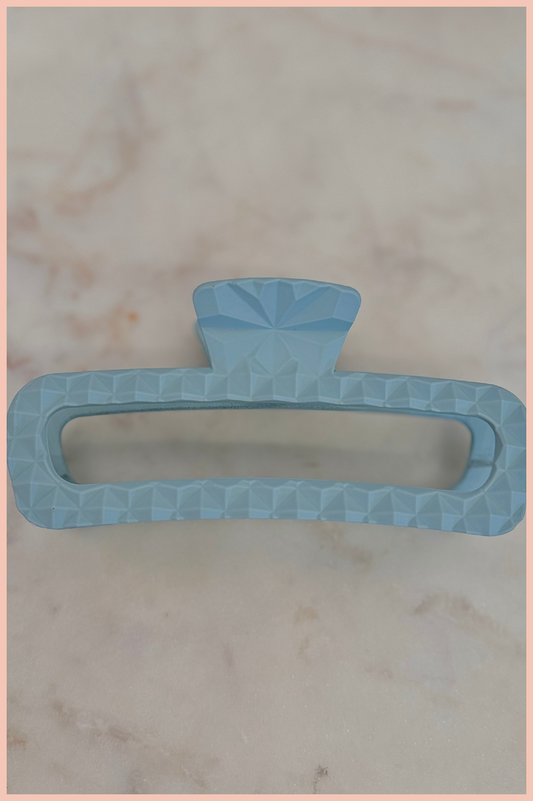 Prism Pressed Rectangle Hairclip | Matte