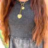 Mineral Washed Rib Knit Cargo Dress