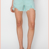 RISEN High Rise Crossover Shorts