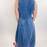 Mineral Washed Rib Knit Cargo Dress