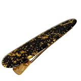 Gold-Flecked Acrylic Hair Clips