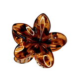Leopard Print Flower Hair Clip