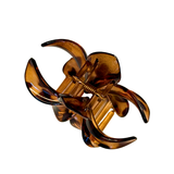 Leopard Print Flower Hair Clip