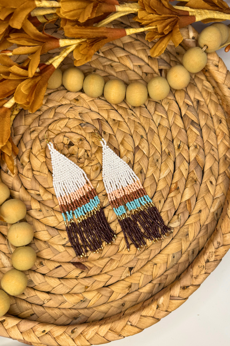 Wanderlust Desert Beaded Earrings