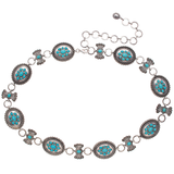 Turquoise Thunderbird Chain Belt