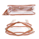 Clear Stadium-Approved Tassel Crossbody Bag