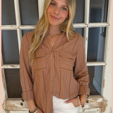 Striped Button Up