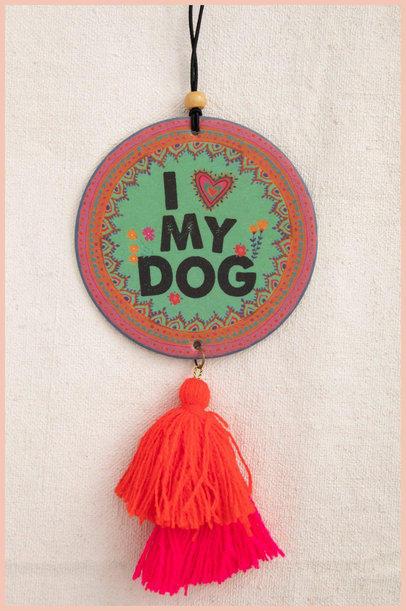 I Heart My Dog Air Freshener | NATURAL LIFE