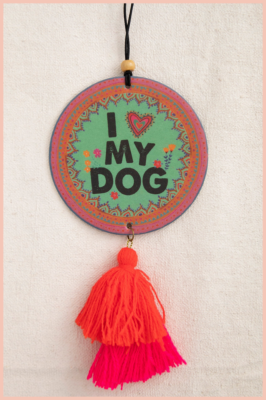 I Heart My Dog Air Freshener | NATURAL LIFE