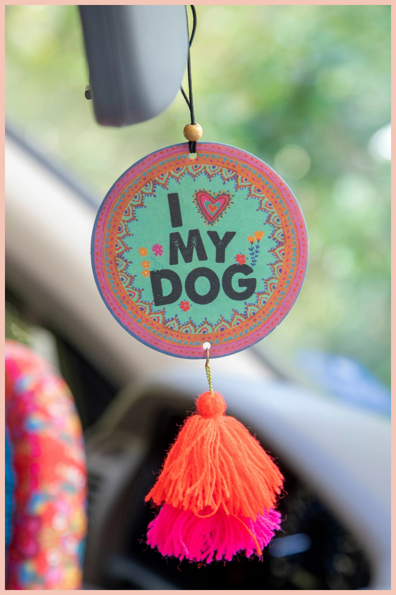 I Heart My Dog Air Freshener | NATURAL LIFE