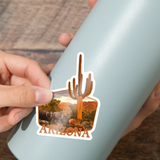 AZ Javalina + Cactus Sticker | 3.5" x 3.5"