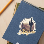 AZ Lithograph Badge Sticker | 3.5" x 3.5"