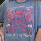 Water Your Dreams Ringer Tee Shirt | Natural Life