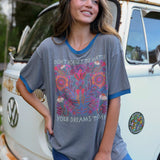 Water Your Dreams Ringer Tee Shirt | Natural Life
