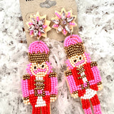 Seedbead Nutcracker Earrings