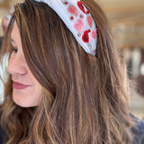 Heart Seed Bead Headband