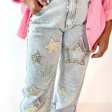 Peace Out Super Star Denim Jeans