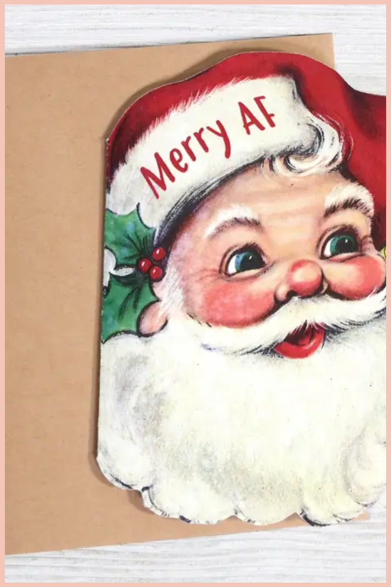 Merry AF | Holiday Greeting Card