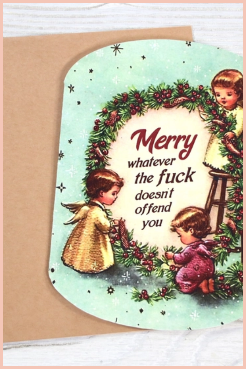 Merry Whatever Doesn't Offend You | Holiday Greeting Card