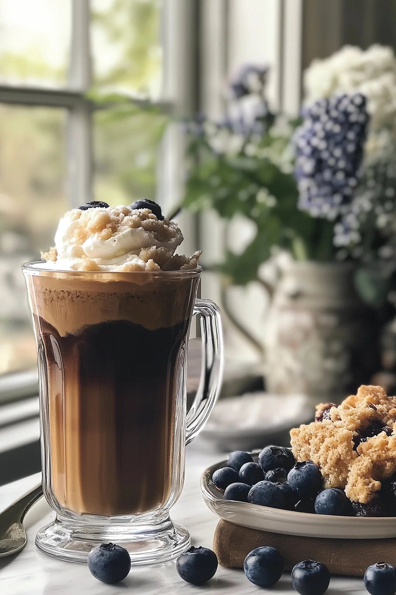 Blueberry Cobbler Latte