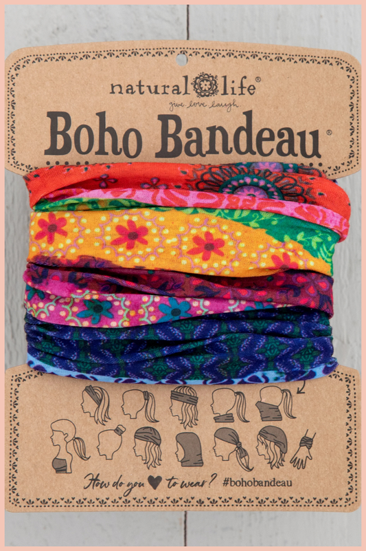 Full Boho Bandeau | Multi Stripe